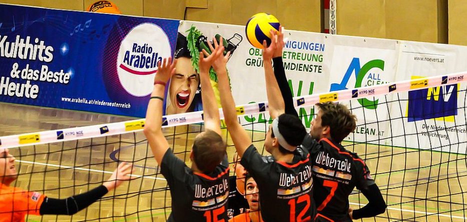 SG VCA Amstetten NÖ/hotVolleys vs. UVC Weberzeile Ried/Innkreis 2017 © Peter Maurer